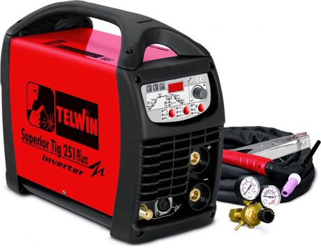 Сварочный аппарат Telwin Superior tig 251 dc-hf/lift vrd 400v + tig acc (816116)