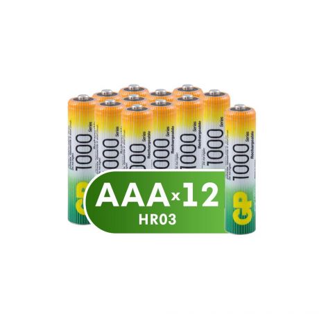 Аккумуляторная батарея Gp 100aaahc-b12 /312 Тип: ААА (Кол-во в уп. 12шт.)