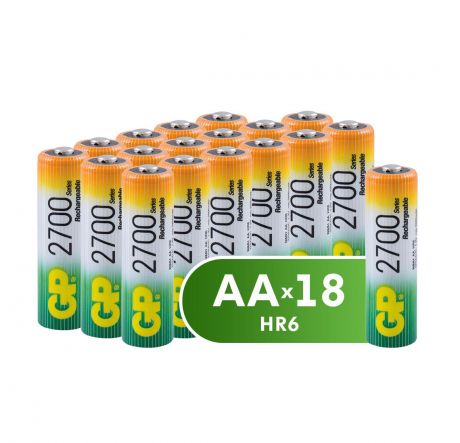 Аккумуляторная батарея Gp 270aahc-b18 /180 Тип: АА (Кол-во в уп. 18шт.)