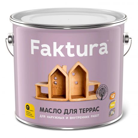 Масло Faktura для террас, 2,7л (208762)