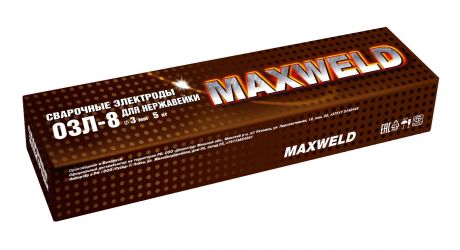 Электроды Maxweld ОЗЛ-8 3мм 5кг
