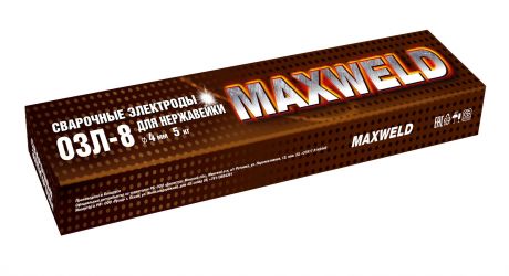 Электроды Maxweld ОЗЛ-8 4мм 5кг