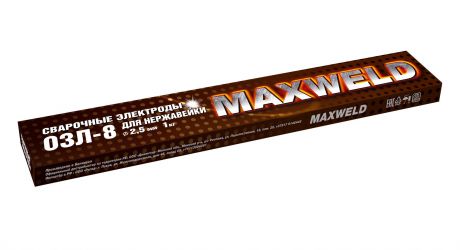 Электроды Maxweld ОЗЛ-8 2,5мм 1кг