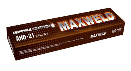 Электроды Maxweld АНО-21 4мм 5кг