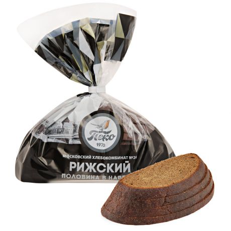 Хлеб Пеко Рижский ржано-пшеничный половинка 325 г
