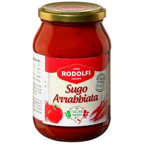 Соус Rodolfi томатный Арраббьята 400 г