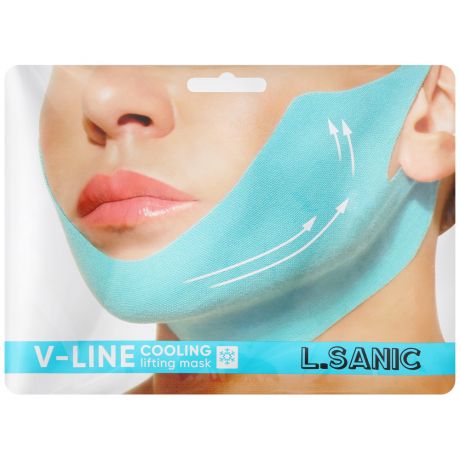 Маска-бандаж L.Sanic V-line для коррекции овала лица с охлаждающим эффектом 20 г