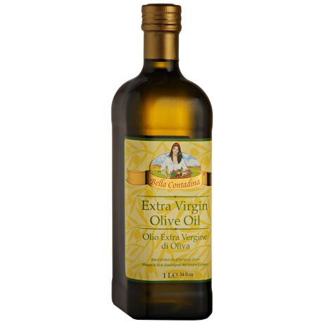 Масло Bella Contadina Extra Virgin оливковое нерафинированное 1 л