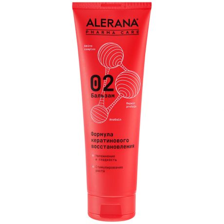 Бальзам для волос Alerana Pharma Care Формула кератинового восстановления 260 мл