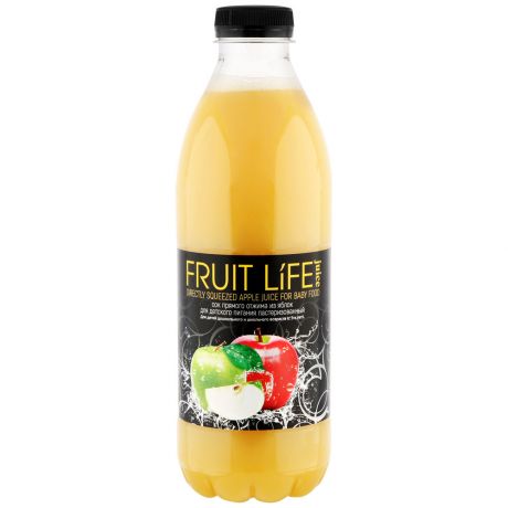 Сок Fruit Life juice из Яблок прямого отжима 1 л