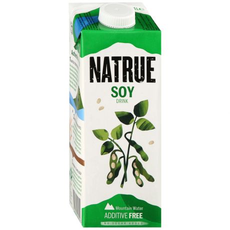 Напиток Natrue соевый без добавления сахара 1 л