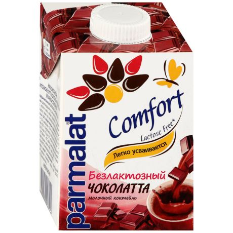 Коктейль Parmalat Comfort Чоколатта Edge молочный безлактозный 500 мл