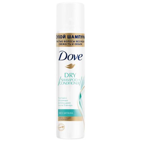 Сухой шампунь для волос Dove Dry Shampoo + Conditioner Для Объема Без запаха 250 мл