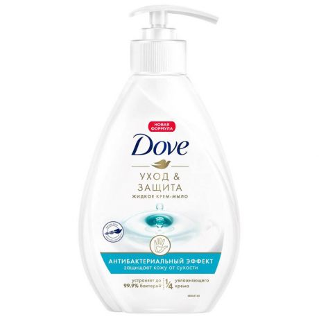 Крем-мыло жидкое Dove Антибактериальный эффект 250 мл
