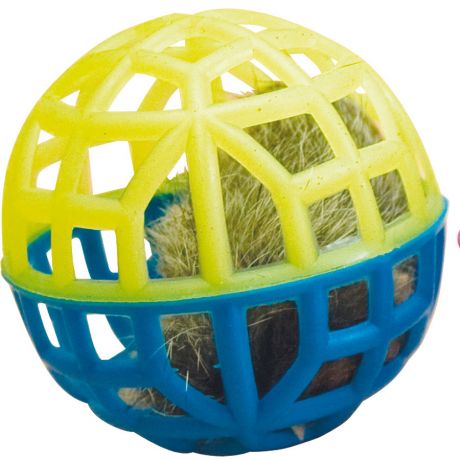 Игрушка Зооник Мяч-погремушка сетчатая 2 штуки