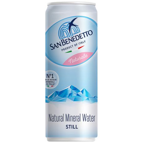 Вода минеральная San Benedetto негазированная 0.33 л