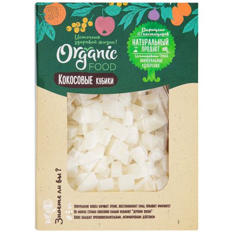 Кубики кокосовые Organic Food 200 г