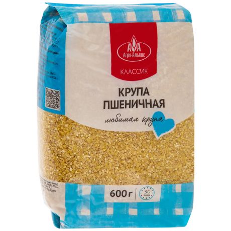 Крупа Агро-Альянс Классик пшеничная 600 г