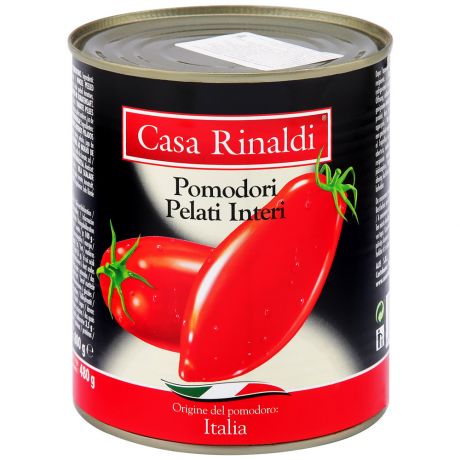 Помидоры Casa Rinaldi очищенные в томатном соке 800 г
