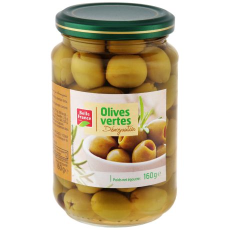 Оливки Belle France зеленые без косточки 160 г