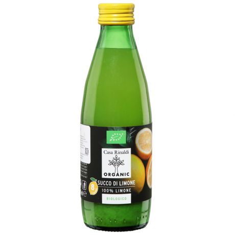 Сок Casa Rinaldi лимонный 100% сицилийский Био 250 мл