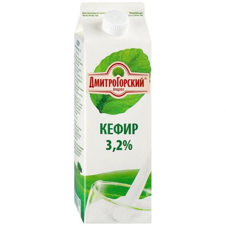 Кефир Дмитрогорский Продукт пастеризованное 3.2% 950 г