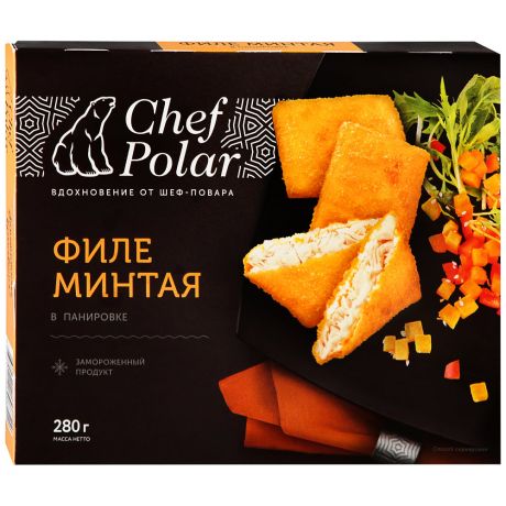 Филе минтая Chef Polar в панировке замороженные 280 г