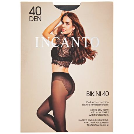 Колготки Incanto Bikini черные размер 4 40 den