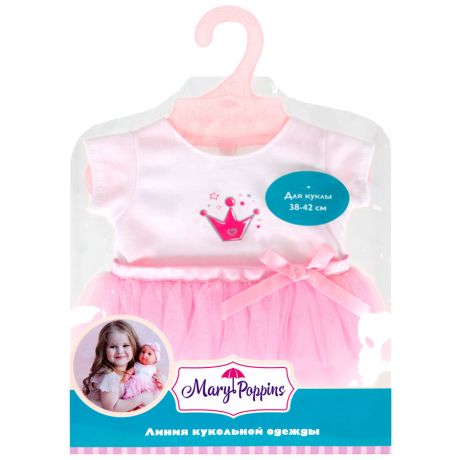 Одежда для куклы Mary Poppins юбка и футболка Принцесса 38-43см
