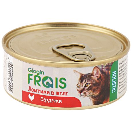 Корм влажный Frais Holistic cat сердечки в желе для кошек 100 г