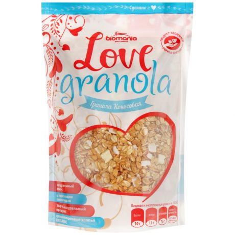Гранола Love Granola Кокосовая 360 г