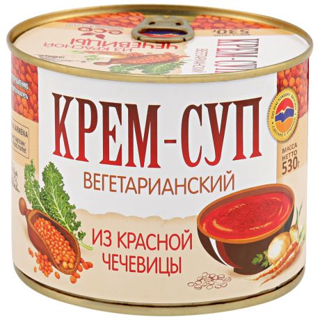 Крем-суп Ecofood вегетарианский из красной чечевицы 530 г