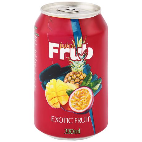 Напиток cокосодержащий Frub Экзотические фрукты на ароматизаторах 0.33 л