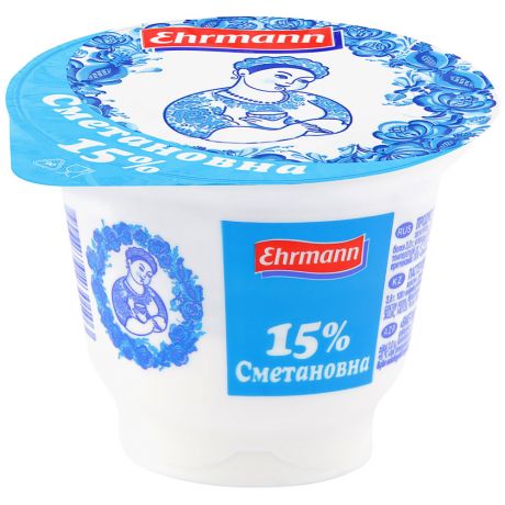 Продукт Ehrmann Сметановна сметанный 15% 185 г