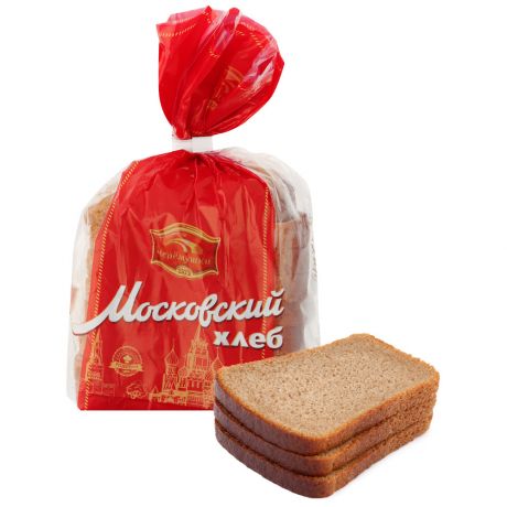 Хлеб Черемушки Московский половинка нарезка 340 г
