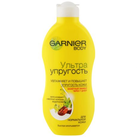 Молочко для тела Garnier Ультраупругость с фито кофеином и экстрактом морских водорослей 250 мл