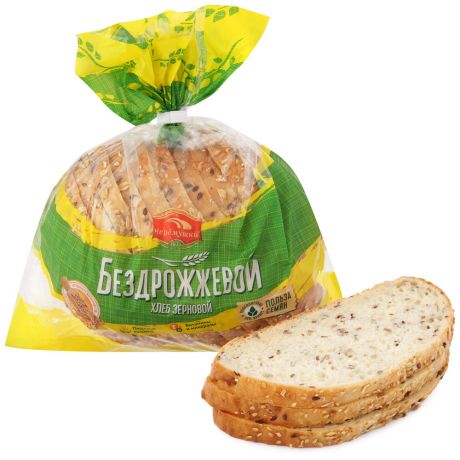 Хлеб Черемушки Бездрожжевой зерновой 320 г в нарезке
