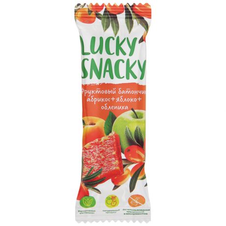 Батончик фруктовый Lucky Snacky с облепихой 30 г