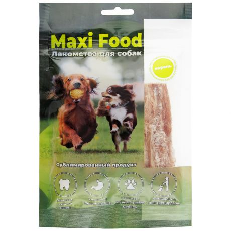 Лакомство Maxi Food корень говяжий для собак 65 г