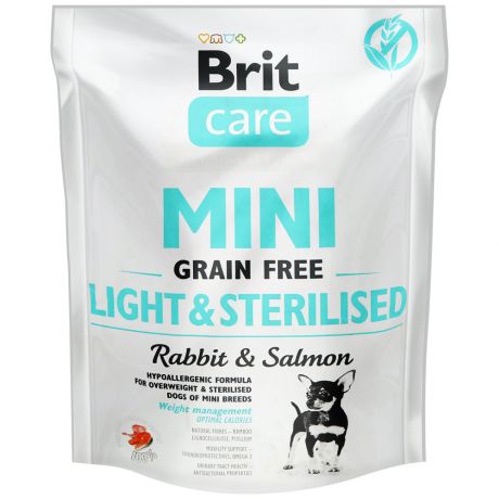 Корм сухой Brit Care MINI для стерилизованных собак мини-пород 400 г