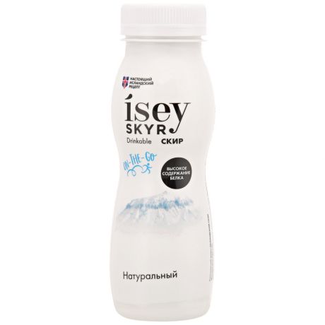 Продукт Isey Skyr Исландский Скир кисломолочный питьевой Натуральный 1.2% 200 мл