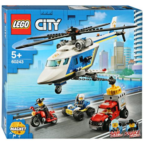 Конструктор Lego City Police Погоня на полицейском вертолёте