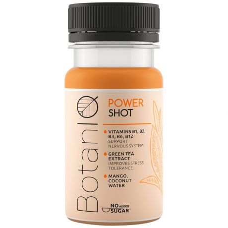 Напиток функциональный BotanIQ Power Shot для повышения работоспособности 100 мл