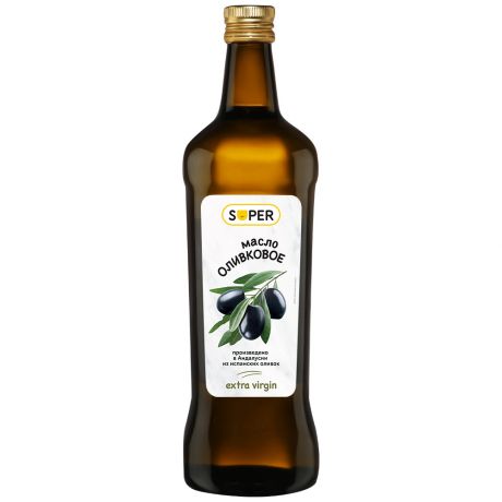 Масло Super оливковое нерафинированное высшего качества Extra Virgin Olive Oil 1 л