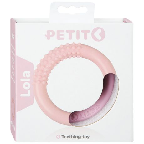 Игрушка развивающая Petit Lola для щенков розовая 10x10х2 см