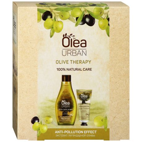 Подарочный набор Olea Urban Olive Therapy Гель для душа 300 мл + Крем для рук 50 мл