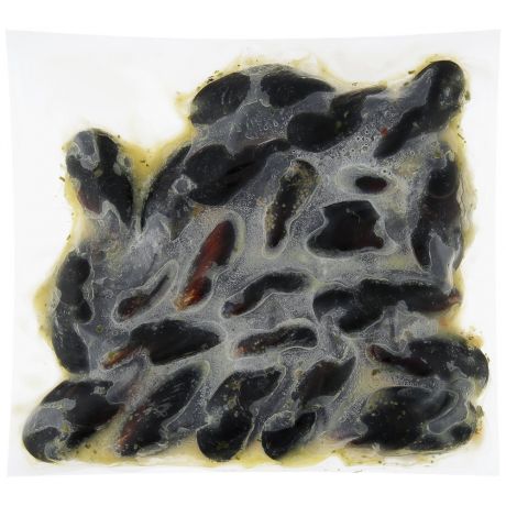 Мидии в раковине в сливочно-чесночном соусе варено-мороженые 50/70 500 г