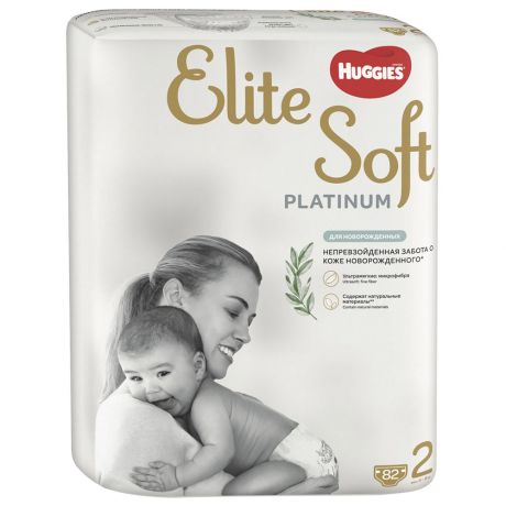 Трусики-подгузники Huggies Elite Soft Platinum (4-8 кг, 82 штуки)
