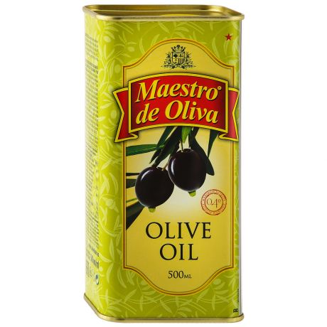 Масло Maestro de Oliva оливковое 100% 500 мл