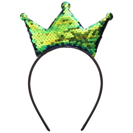Ободок карнавальный Magic Time Зеленая корона